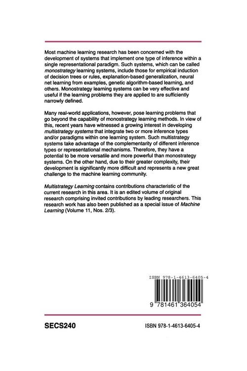 Produktbild: Multistrategy Learning