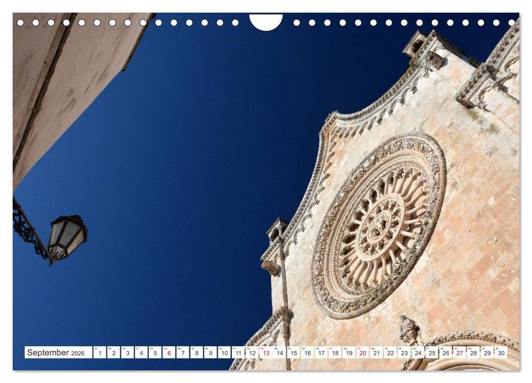 Produktbild: Apulien - Eine Reise zu Italiens Stiefelabsatz (Wandkalender 2026 DIN A4 quer), CALVENDO Monatskalender