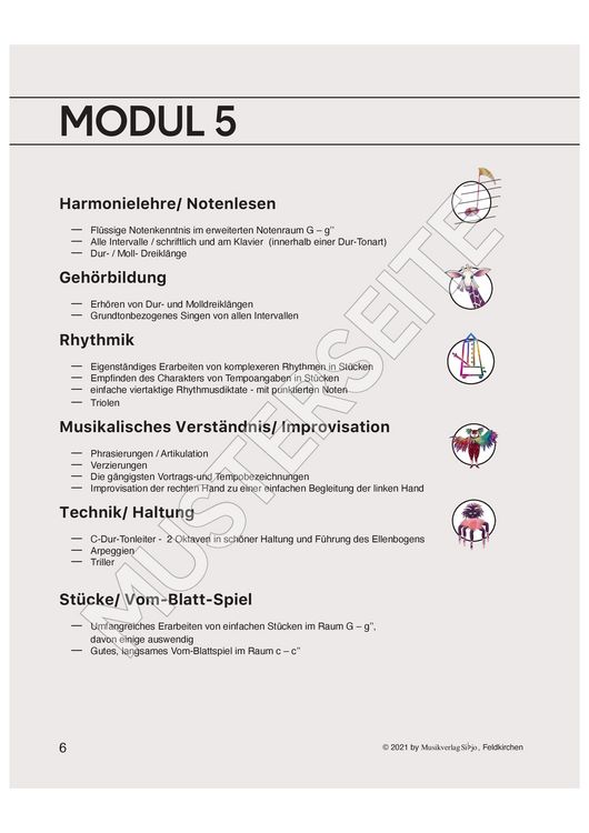 Produktbild: Klavierschule OH! Modul 5