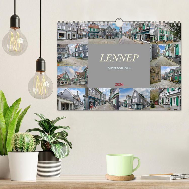Produktbild: Lennep Impressionen (Wandkalender 2026 DIN A4 quer), CALVENDO Monatskalender
