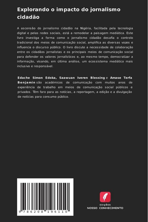 Produktbild: Explorando o impacto do jornalismo cidad&atilde;o