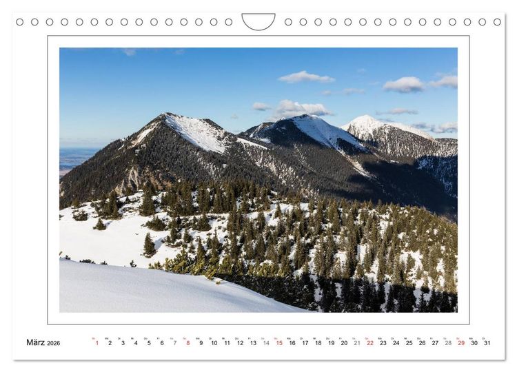 Produktbild: Unterwegs in den Bayerischen Voralpen (Wandkalender 2026 DIN A4 quer), CALVENDO Monatskalender