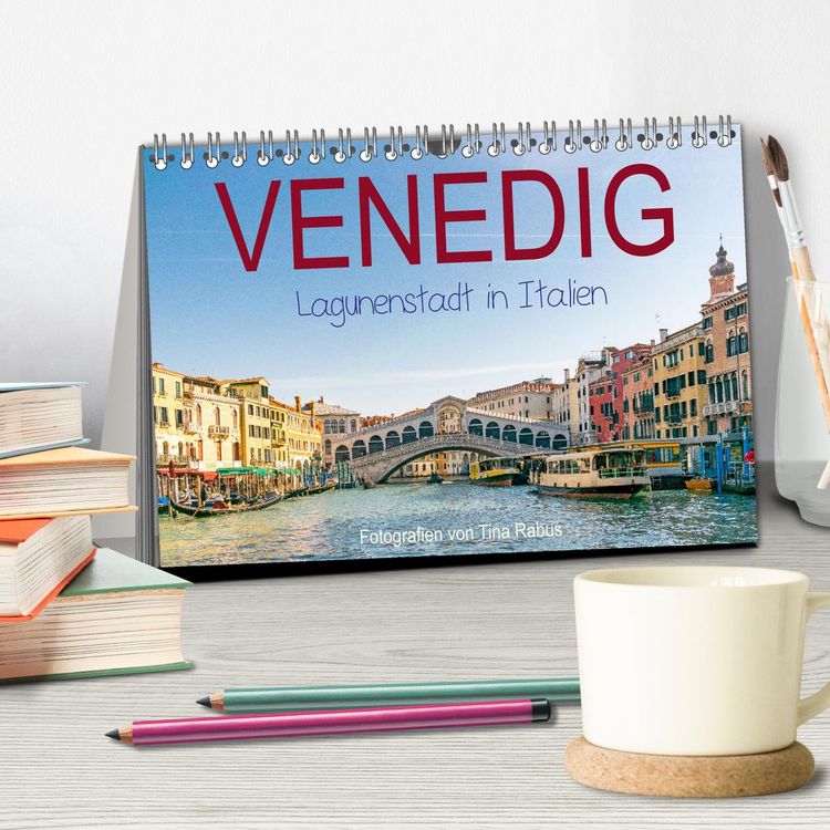 Produktbild: Venedig. Lagunenstadt in Italien (Tischkalender 2026 DIN A5 quer), CALVENDO Monatskalender