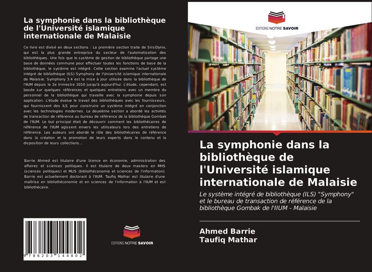 Produktbild: La symphonie dans la biblioth&egrave;que de l'Universit&eacute; islamique internationale de Malaisie