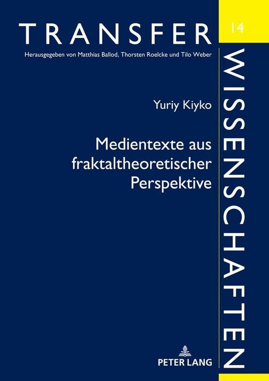 Produktbild: Medientexte aus fraktaltheoretischer Perspektive