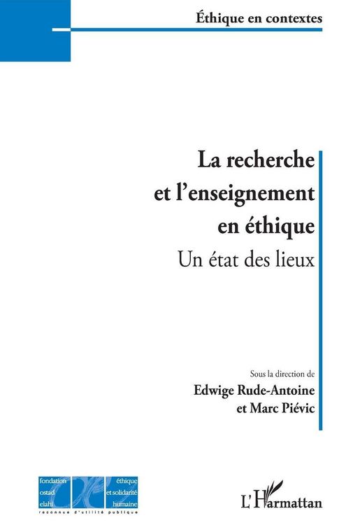 Produktbild: La recherche et l'enseignement en &eacute;thique