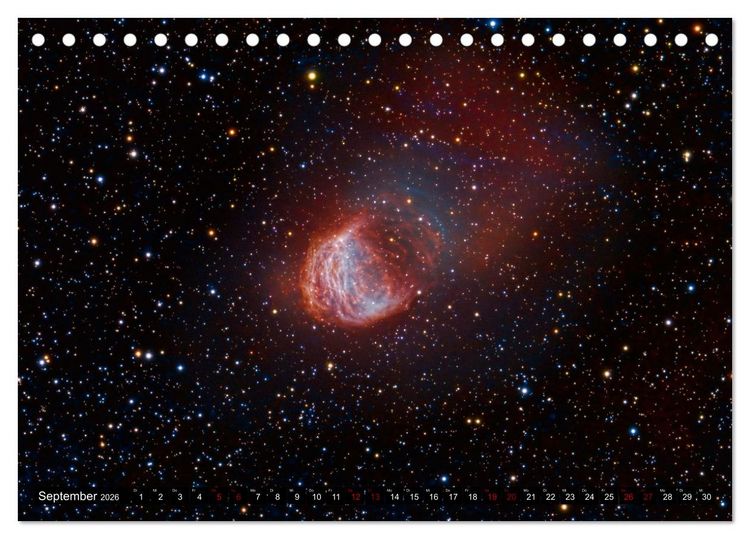 Produktbild: Deepsky 2026 (Tischkalender 2026 DIN A5 quer), CALVENDO Monatskalender