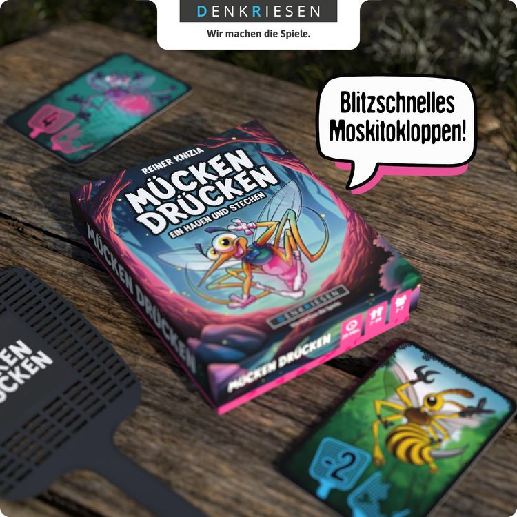 Produktbild: DENKRIESEN - M&uuml;cken Dr&uuml;cken &ndash; "Ein Hauen und Stechen."