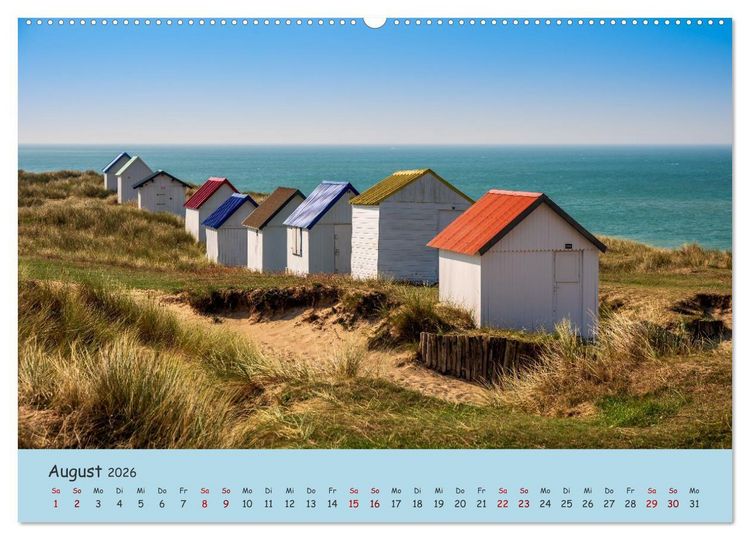Produktbild: Unterwegs in der Normandie (Wandkalender 2026 DIN A2 quer), CALVENDO Monatskalender