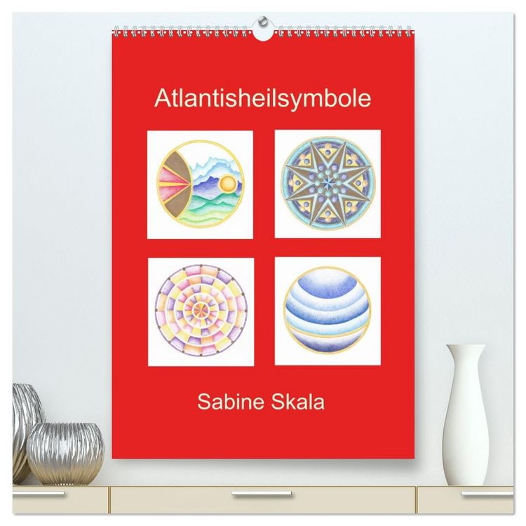 Produktbild: Atlantisheilsymbole (hochwertiger Premium Wandkalender 2027 DIN A2 hoch), Kunstdruck in Hochglanz