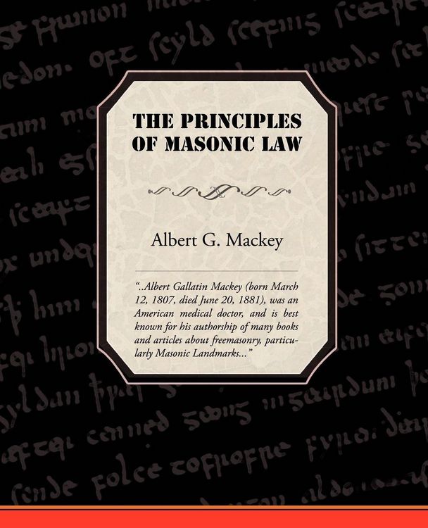 Produktbild: The Principles of Masonic Law