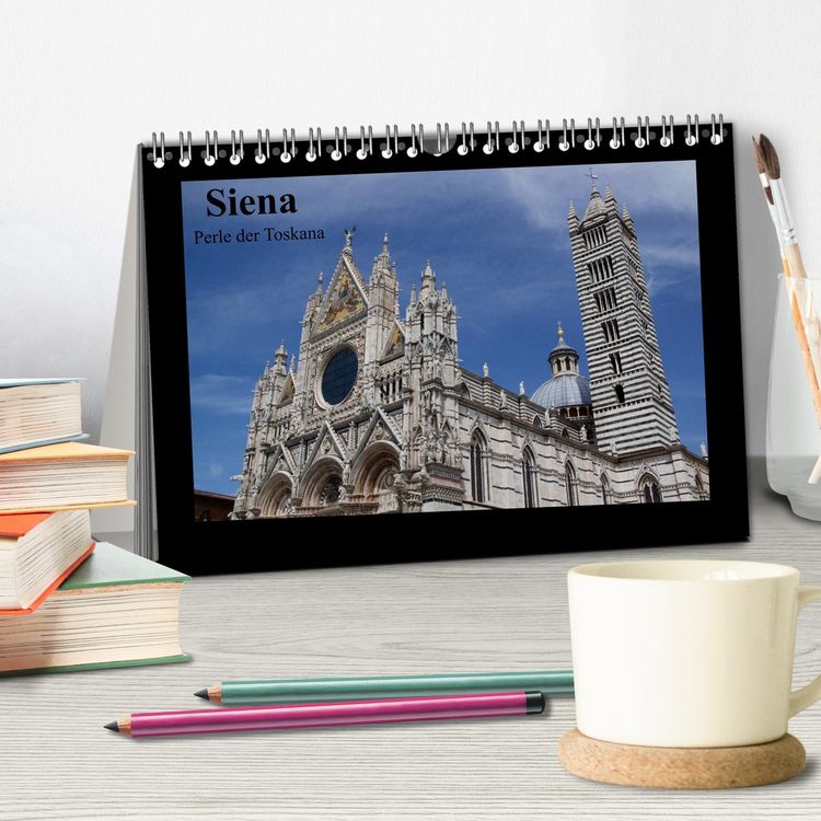 Produktbild: Siena, Perle der Toskana (Tischkalender 2026 DIN A5 quer), CALVENDO Monatskalender