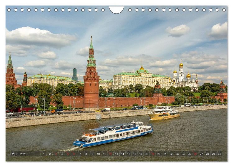 Produktbild: Moskauer Perspektiven (Wandkalender 2026 DIN A4 quer), CALVENDO Monatskalender