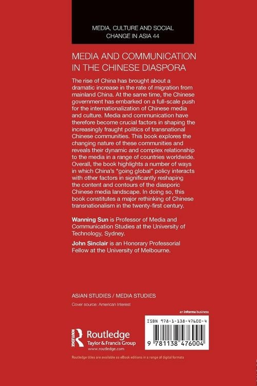 Produktbild: Media and Communication in the Chinese Diaspora