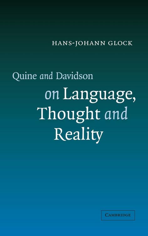 Produktbild: Quine and Davidson on Language, Thought and Reality