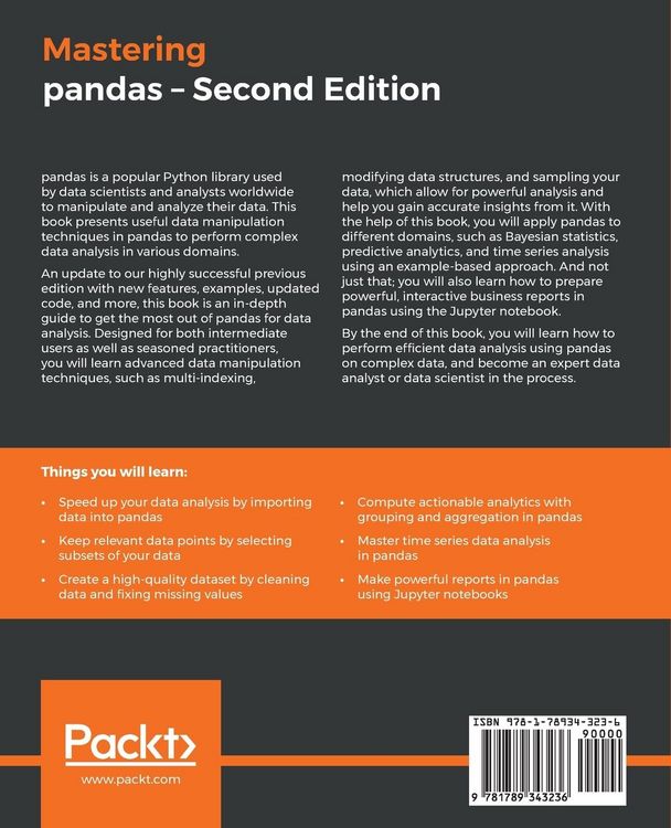 Produktbild: Mastering Pandas