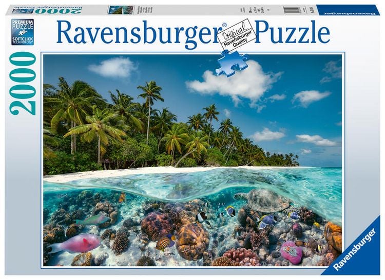 Produktbild: Erwachsenenpuzzle 2000 Teile - Ein Tauchgang auf den Malediven