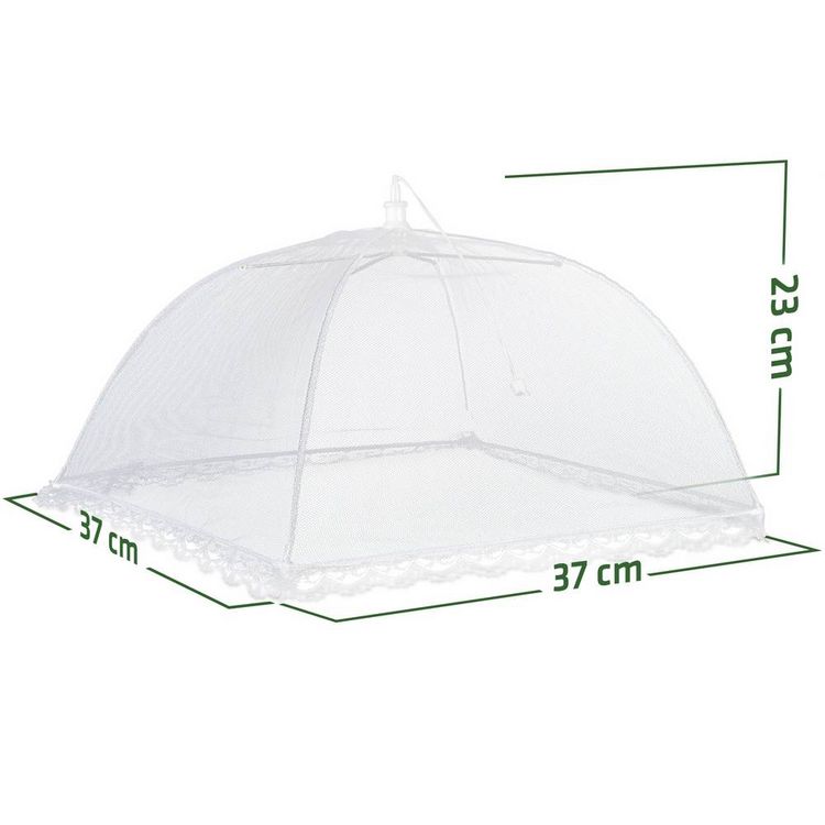 Produktbild: Gardigo 25400INT Fliegenhaube (L x B x H) 37 x 37 x 23cm Wei&szlig; 1St.