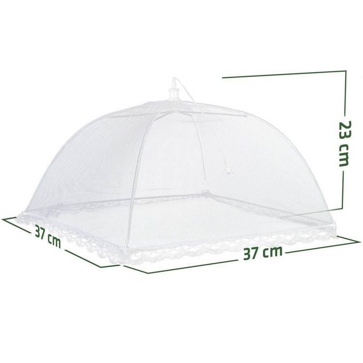 Produktbild: Gardigo 25400INT Fliegenhaube (L x B x H) 37 x 37 x 23cm Wei&szlig; 1St.
