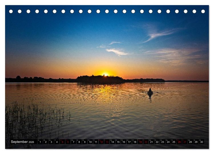 Produktbild: ERMLAND MASUREN (Tischkalender 2026 DIN A5 quer), CALVENDO Monatskalender