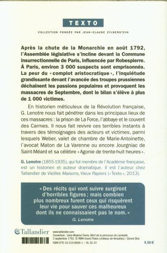 Produktbild: Les massacres de septembre