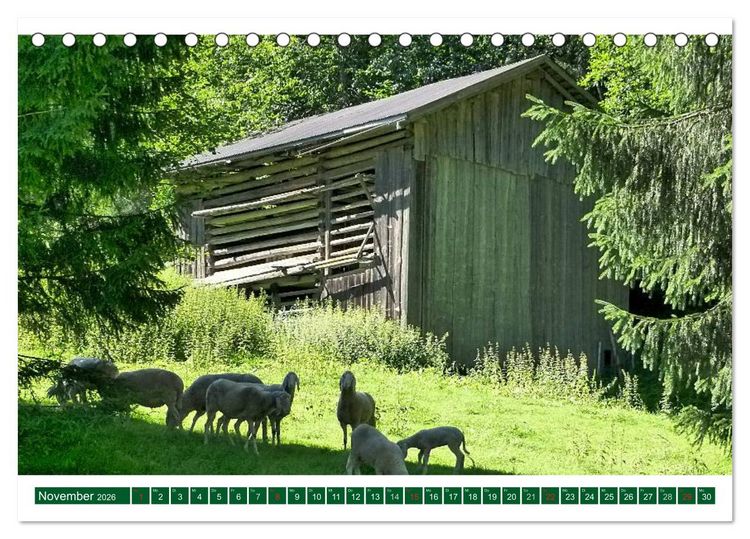 Produktbild: Montafon (Tischkalender 2026 DIN A5 quer), CALVENDO Monatskalender