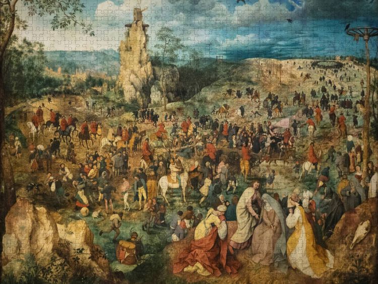 Produktbild: CALVENDO Puzzle Kreuztragung Christi - 1564 | 1000 Teile Lege-Gr&ouml;&szlig;e 64x48cm Foto-Puzzle f&uuml;r gl&uuml;ckliche Stunden