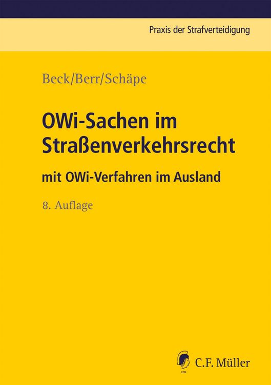 Produktbild: OWi-Sachen im Stra&szlig;enverkehrsrecht