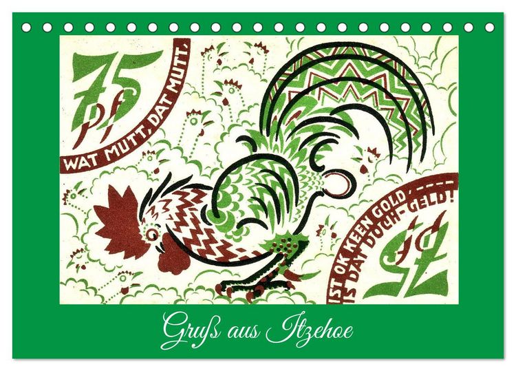 Produktbild: Gru&szlig; aus Itzehoe (Tischkalender 2026 DIN A5 quer), CALVENDO Monatskalender