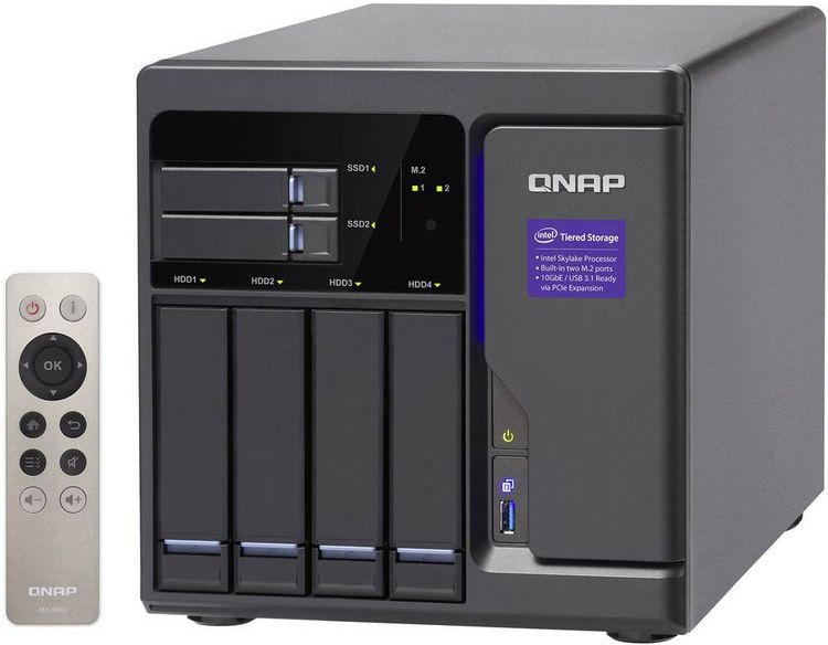 Produktbild: QNAP TVS-682 NAS-Server Geh&auml;use 6 Bay TVS-682-I3-8G