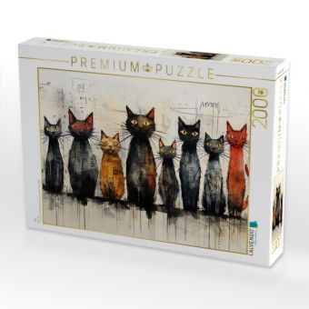 Produktbild: CALVENDO Puzzle Cats | 2000 Teile Lege-Gr&ouml;&szlig;e 90x67cm Foto-Puzzle f&uuml;r gl&uuml;ckliche Stunden