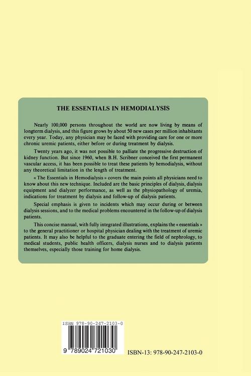 Produktbild: The Essentials in Hemodialysis