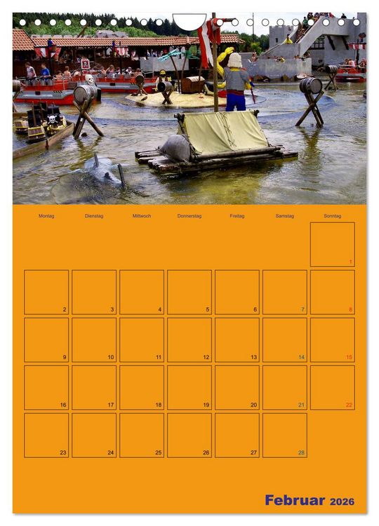 Produktbild: Freizeitparkmomente / Planer (Wandkalender 2026 DIN A4 hoch), CALVENDO Monatskalender