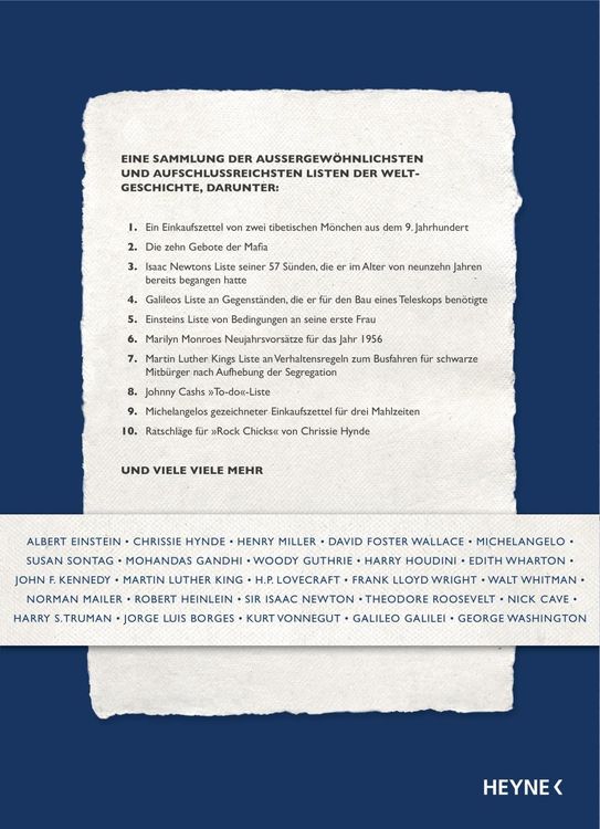 Produktbild: Lists of Note