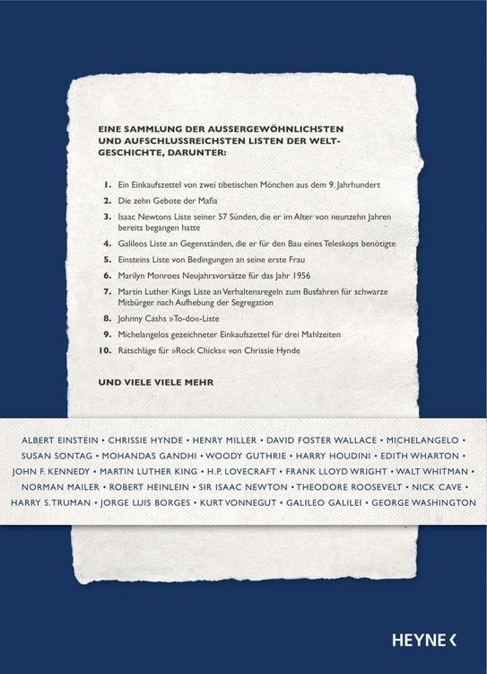 Produktbild: Lists of Note