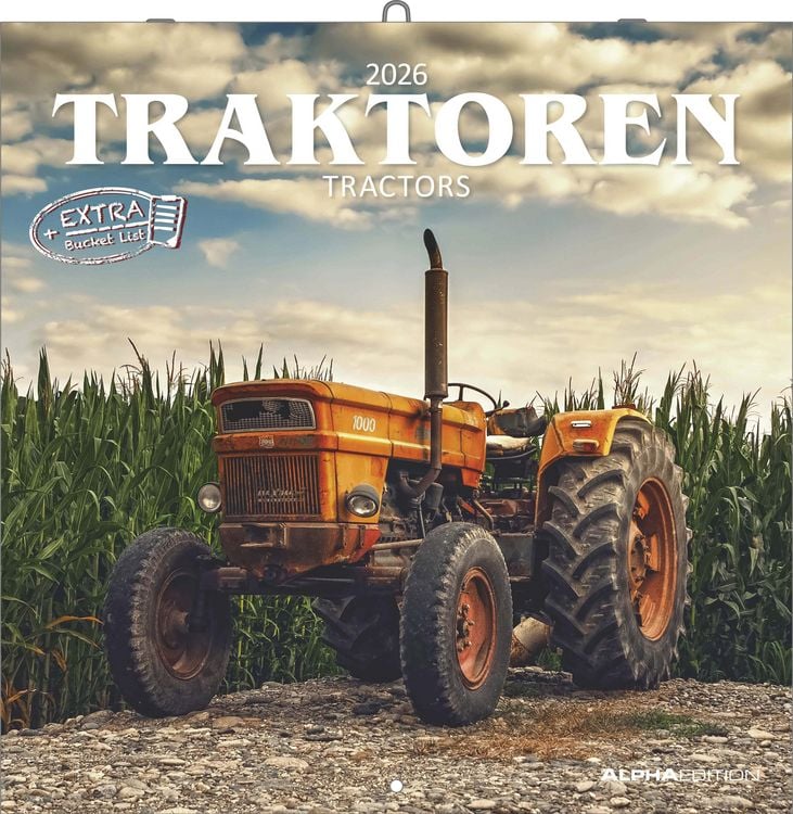 Produktbild: Traktoren 2026 - Broschürenkalender 30x30 cm (30x60 geöffnet) - Kalender mit Platz für Notizen - Tractors - Bildkalender - Wandplaner - Wandkalender