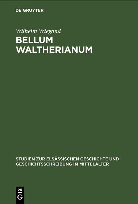Produktbild: Bellum waltherianum
