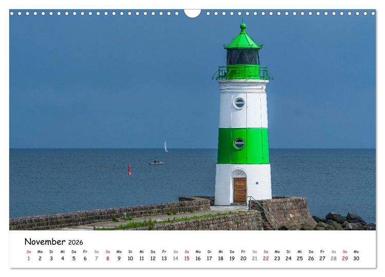 Produktbild: Deutschland- Nordsee und Ostsee (Wandkalender 2026 DIN A3 quer), CALVENDO Monatskalender