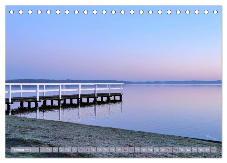 Produktbild: Niedersachsen - Malerische Landschaften (Tischkalender 2026 DIN A5 quer), CALVENDO Monatskalender