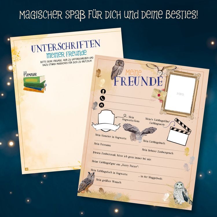 Produktbild: Mein inoffizielles Harry-Potter-Zauberbuch f&uuml;r magische Schulpausen. Zauberhafte Besch&auml;ftigungen, R&auml;tsel, Challenges und mehr.