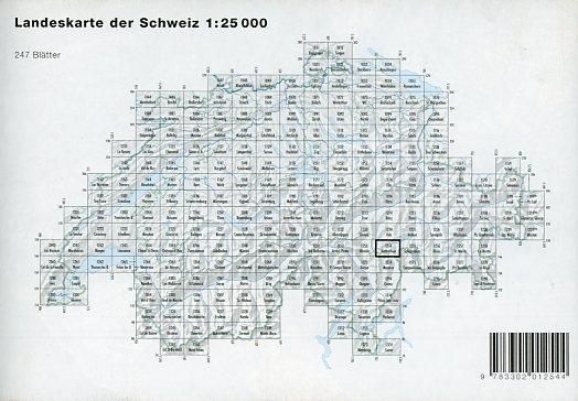 Produktbild: Swisstopo 1 : 25 000 Hinterrhein