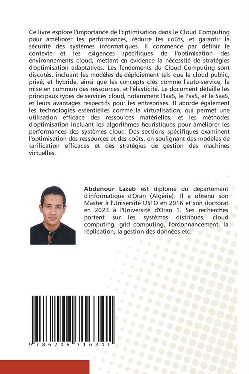Produktbild: Optimisation dans le Cloud Computing
