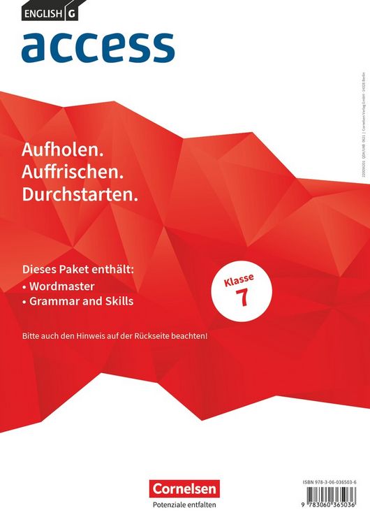 Produktbild: Access - Allgemeine Ausgabe 2014 / Baden-W&uuml;rttemberg 2016 - Band 3: 7. Schuljahr