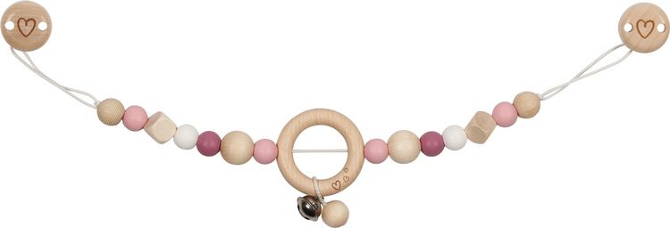 Produktbild: Kinderwagenkette Herz, pink
