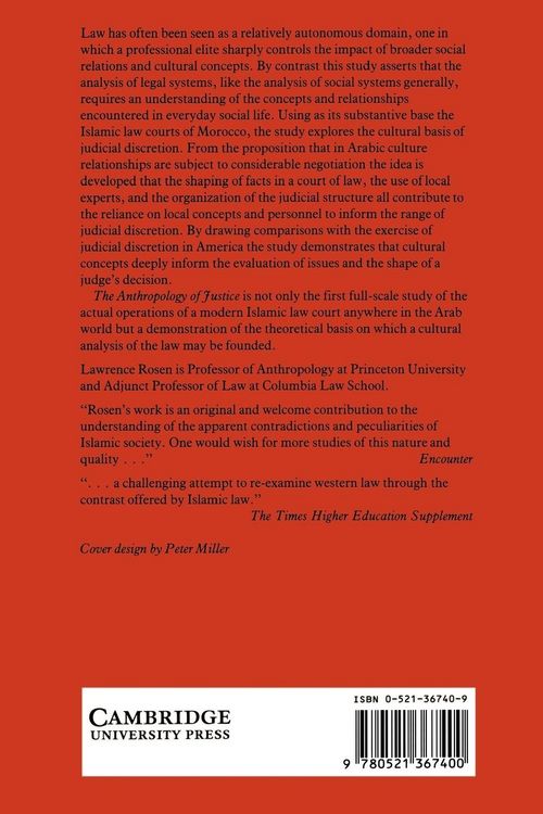 Produktbild: The Anthropology of Justice
