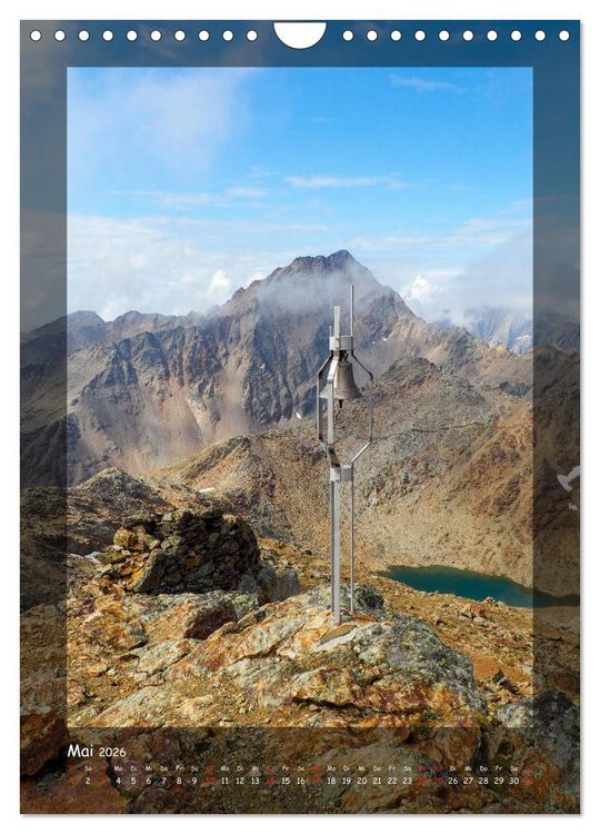 Produktbild: Bergwelten Wandkalender (Wandkalender 2026 DIN A4 hoch), CALVENDO Monatskalender