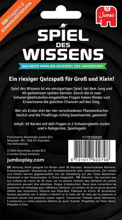 Produktbild: Spiel Des Wissens - Kartenspiel Euro Hook