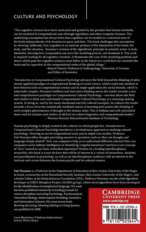 Produktbild: Introduction to Computational Cultural Psychology