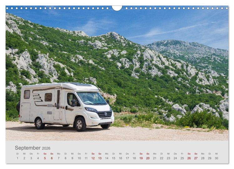 Produktbild: Abenteuer Camping in Kroatien (Wandkalender 2026 DIN A3 quer), CALVENDO Monatskalender
