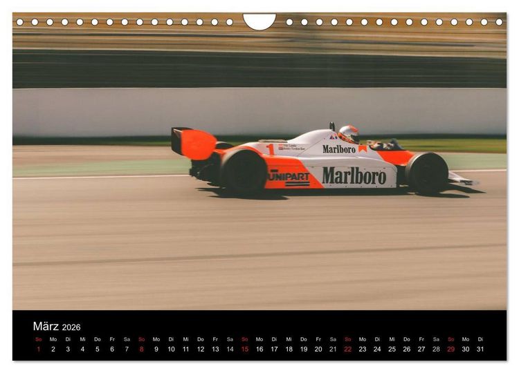 Produktbild: Vintage Racing, historischer Motorsport (Wandkalender 2026 DIN A4 quer), CALVENDO Monatskalender